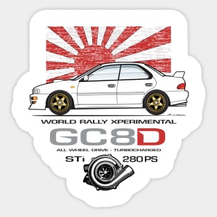 GC8D Multicolor Sticker